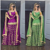 Designer Partywear Top and Lehenga