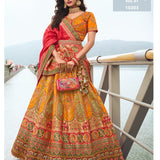 Premium Bridal Wedding Silk Lehenga