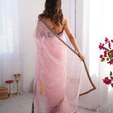 Fancy Twill Net Saree