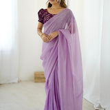 Stunning Silk Ready To Wear Saree