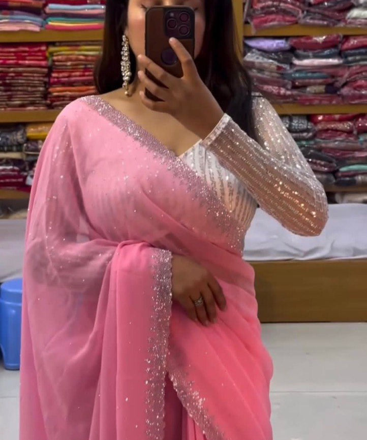 Super Hit Premium Dimond work Saree