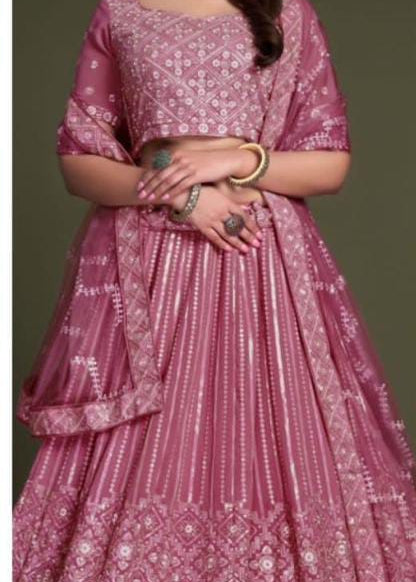 Heavy Georgette Lehnga