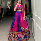 Traditional Rayon Printed Silk Lehenga