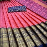 Launching mercerised cotton silk Saree