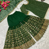 Green Salwar Plazzo Collection