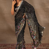 Bollywood Beutyfull Sequance Saree