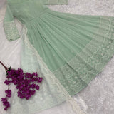 Light Green Anarkali Gown