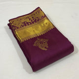 Traditional Soft Lichi Silk Saree - Unstich