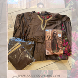 Brown Heavy Salwar