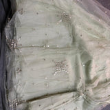 Mint Elegance Embroidered Lehenga Set - Size M