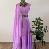 Elegant Pastel Lehenga - Size S