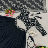 Black Party Lehenga