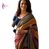 Maulty Coloured Georgette Saree