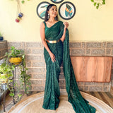 Presenting You Most Beautiful  Sequance Saree Collection - Unstich