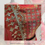 Party Lehenga Red