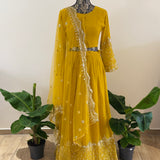 Georgette Lehenga - Size M