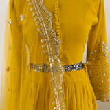 Georgette Lehenga - Size M