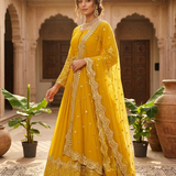 Georgette Lehenga - Size M