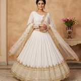 Trendz white Salwar - Size M