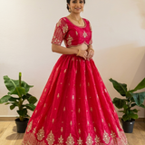 Designer Embroidered Lehenga - Size XS