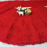 Heavy Embroidered Lehenga - Size S