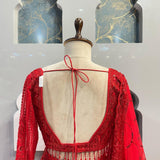 Heavy Embroidered Lehenga - Size S