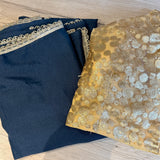 Royal Navy Elegance Saree - Size M