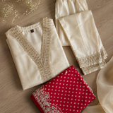 Royal Ivory Glow Salwar Set - Size M
