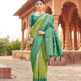 Shubharambh Soft Banarasi Silk Saree - Unstich