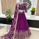 Purple Party Lehenga