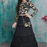 Beautiful Cut-Work  Stitched Lahenga -Blouse with Purse For Festive