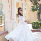 Desirable Faux Georgette Gown