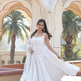 Desirable Faux Georgette Gown