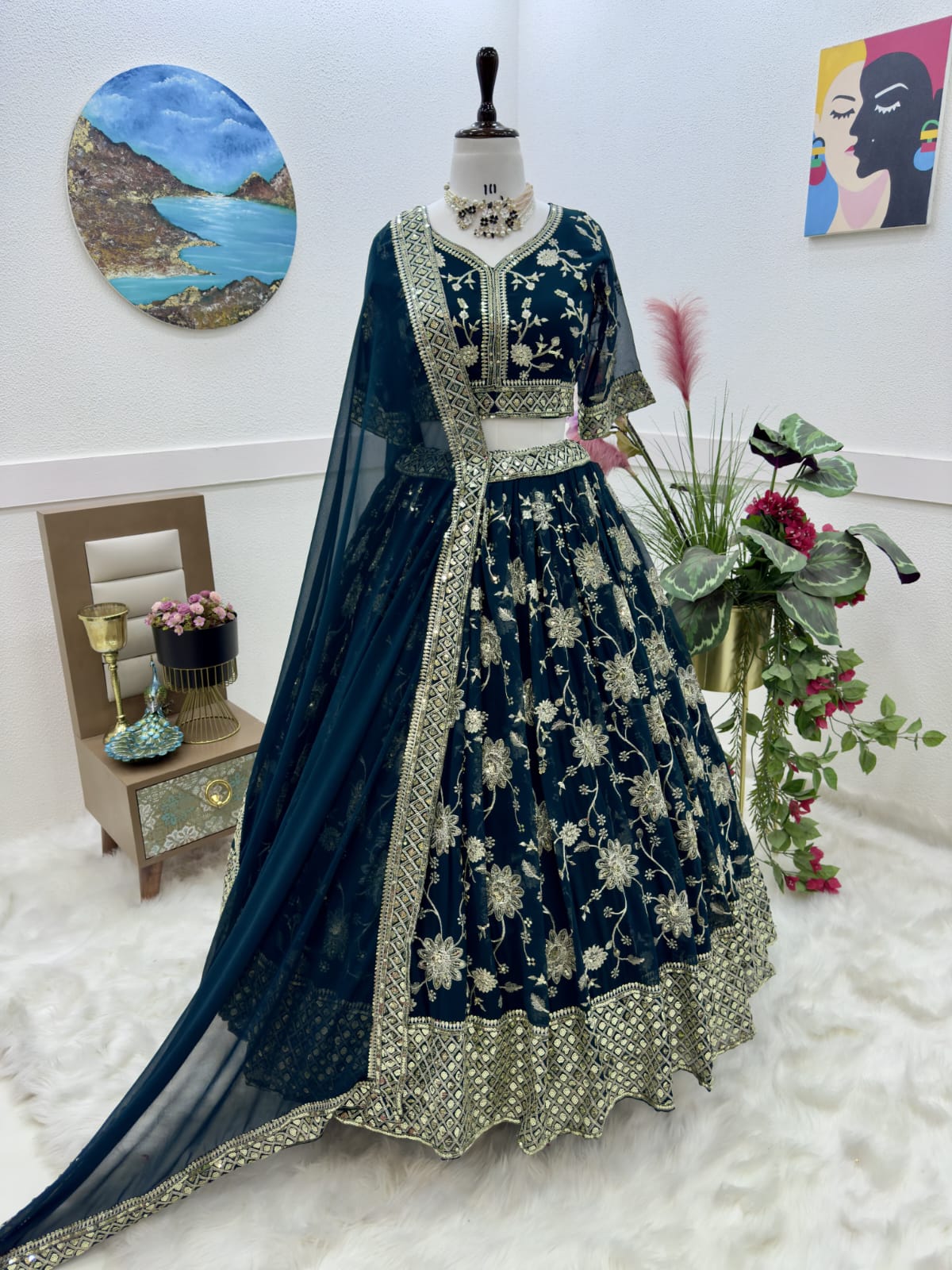 Designer Partywear Lehenga Choli