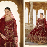 Premium Luxury Net Anarkali Gown