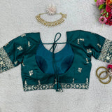 Green Designer Embroidery Lehenga