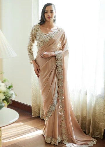 Designer Faux Georgette Saree