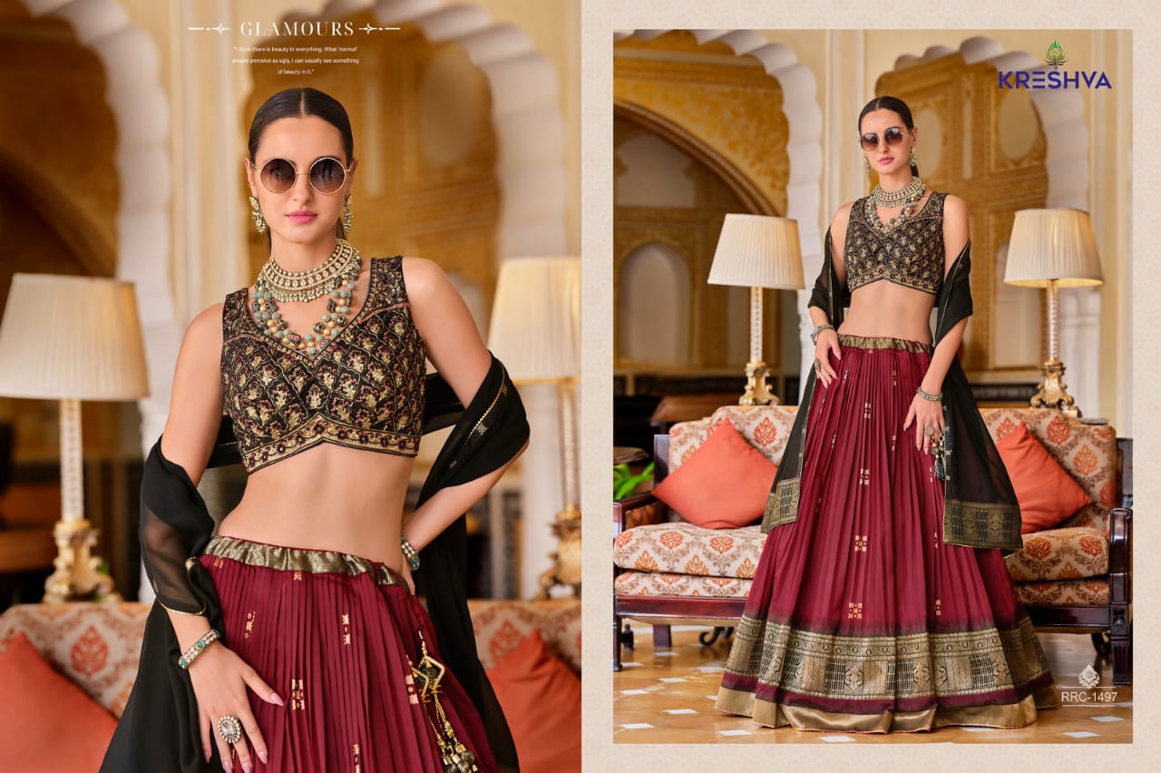 Elegance Traditional Bandhej Lehenga