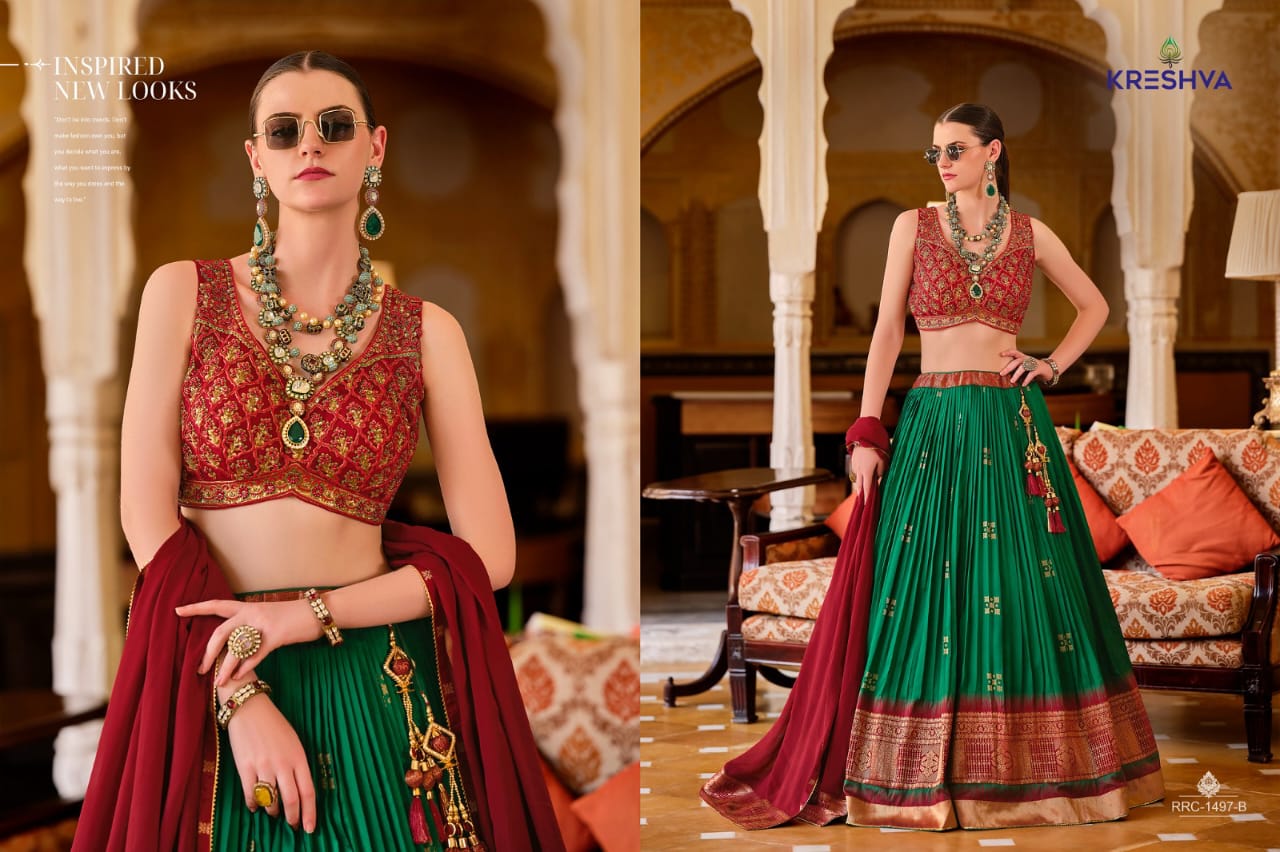 Elegance Traditional Bandhej Lehenga