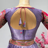 Purple Paithani Tissu Silk Lehenga