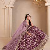 Mehvish Art Silk Bridal Lehenga