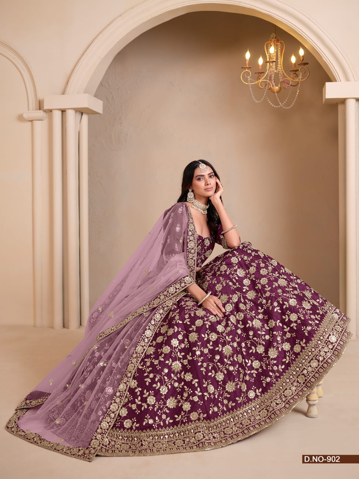 Mehvish Art Silk Bridal Lehenga