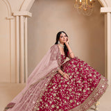 Mehvish Art Silk Bridal Lehenga