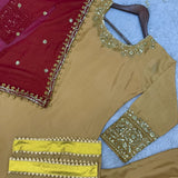 Eid Special Chinon Silk Suit