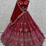 Crystal Motif Handwork Lehenga