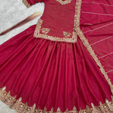 Bridal Heavy Silk Top Lehenga