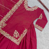 Bridal Heavy Silk Top Lehenga