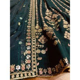 Dark Green Stunning Bridal Lehenga Choli