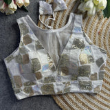 Fancy Sequence Saree Blouse