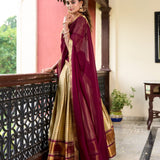 Traditional Paithani Silk Lehenga Choli